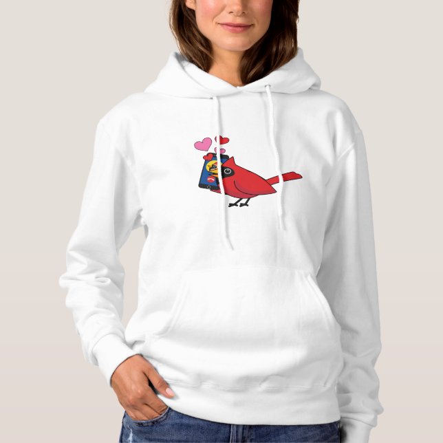 Sudadera Llamadas Cardinal Bird Love Mating (Anverso)