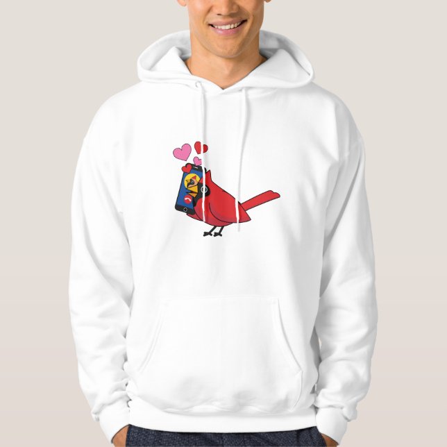 Sudadera Llamadas Cardinal Bird Love Mating (Anverso)
