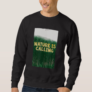 Sudadera Llamadas de la naturaleza del bosque al aire libre