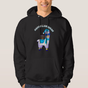 Sudadera Llamakkah Hanukkah Llama Chanukah Alpaca