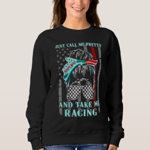 Sudadera Llámame Bonita Y Llévame A Correr Bandera American