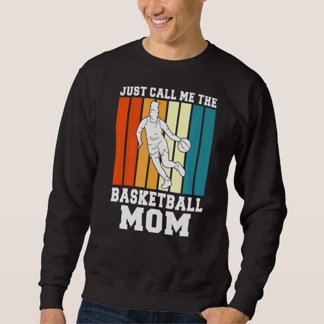 Sudadera Llámame Mamá De Baloncesto (Anverso)