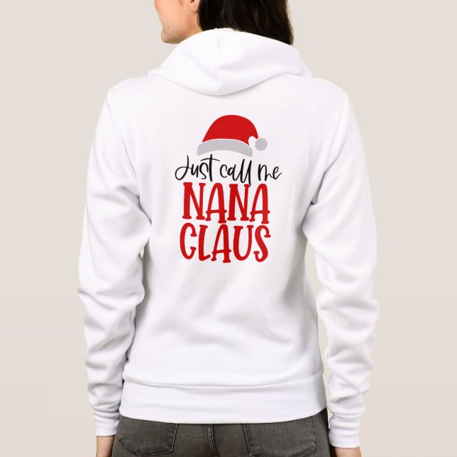 Sudadera Llámame Nana Claus-56768 (Reverso)