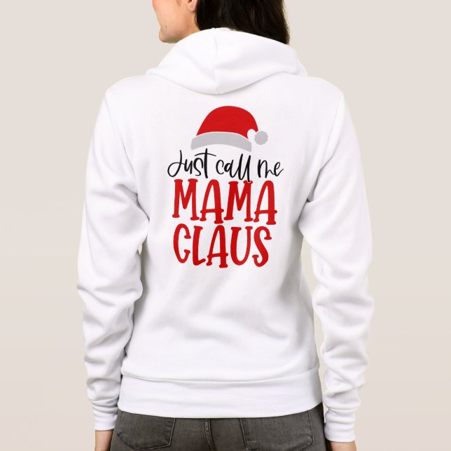 Sudadera Llámame simplemente Mamá Claus-56275 (Reverso)