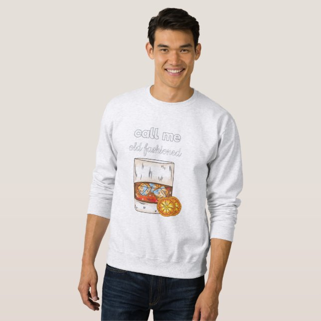 Sudadera Llámame viejo de moda (Anverso completo)