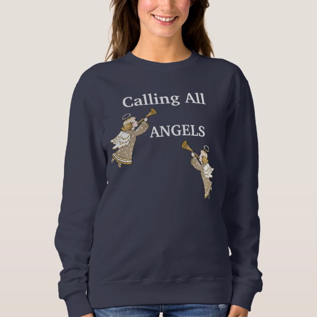 Sudadera Llamando a Todos los Ángeles (Anverso)