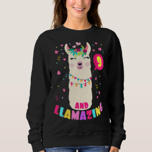 Sudadera Llamando a un Chica de 9 años, cumpleaños, cute ll