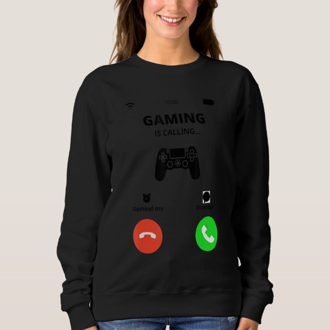Sudadera Llamar a juegos (Anverso)
