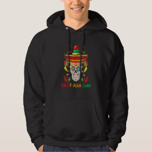 Sudadera Llamar a la Cráneo de Azúcar México Feliz Cinco De
