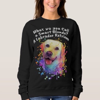 Sudadera Llamar a la rubia inteligente como tema de perro r