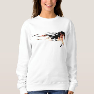 Sudadera Llamas de caballo, logotipo de caballo, caballo