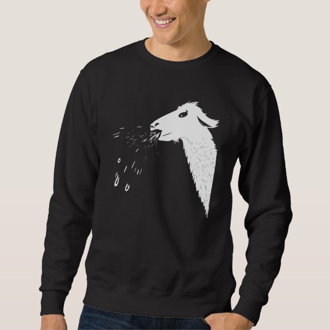 Sudadera Llamas Spit Cheeky Spitting Llama (Anverso)