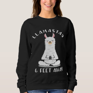Sudadera Llamastay a 1 metro de distancia Distancia social
