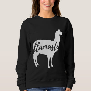 Sudadera Llamaste Namaste Llama Alpaca Yoga Lovers Fun