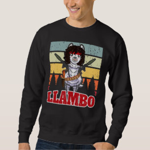 Sudadera Llambo Militar Llama Commando Hilarious Presente