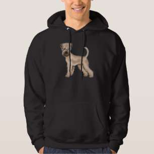 Sudadera Llanta blanda de trigo terrer marrón perro de café