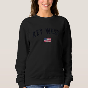 Sudadera Llave del esténcil de la bandera de los EE.UU. Pat