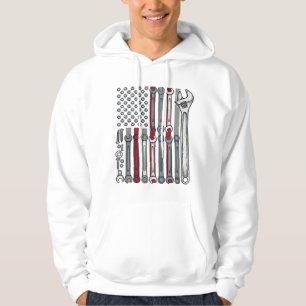 Sudadera Llave mecánica bandera grabado vintage vector desi