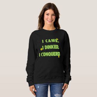 Sudadera Llegué Bebí Conquisté camiseta de humor sudada