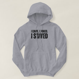 Sudadera Llegué. Vomité. Me quedé El verde gracioso de la p