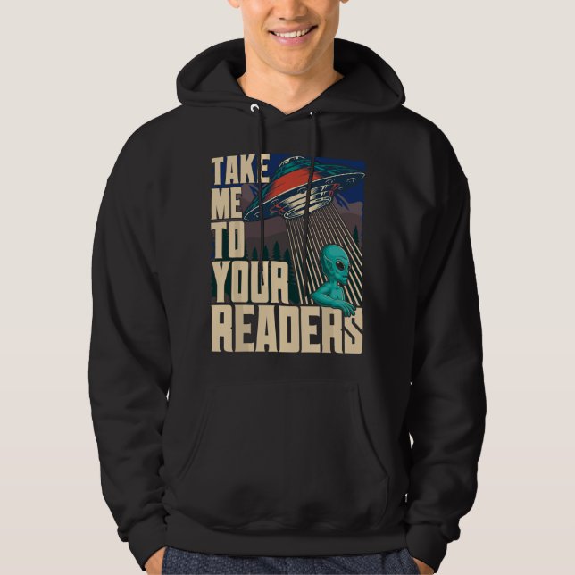 Sudadera Llévame a tu libro de lectores amante de la lectur (Anverso)