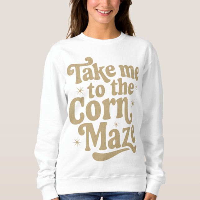 Sudadera Llévame al mazorca de maíz (Anverso)