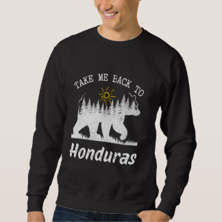 Sudadera Llévame De Vuelta A Honduras Vintage Honduras Vaca