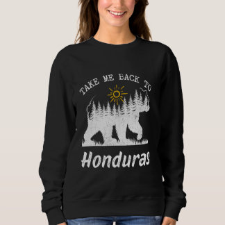 Sudadera Llévame De Vuelta A Honduras Vintage Honduras Vaca
