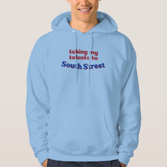 Sudadera Llevando mis talentos a South Street | Philly bbal (Anverso)