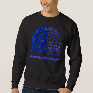 Sudadera Llevo Azul Para Guerrero De Concienciación Sobre D