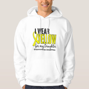 Sudadera Llevo el amarillo para mi endometriosis de la hija
