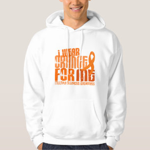 Sudadera Llevo el naranja para mí ms de la esclerosis