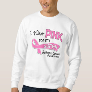Sudadera Llevo el rosa para mi cáncer de pecho de la