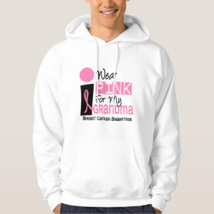 Sudadera Llevo el rosa para mi cáncer de pecho de la abuel