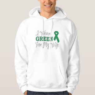Sudadera Llevo el verde para mi esposa (la cinta verde de