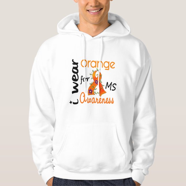 Sudadera Llevo esclerosis múltiple del ms de la conciencia (Anverso)