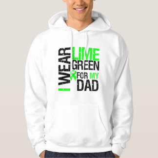 Sudadera Llevo la cinta de la verde lima para mi linfoma
