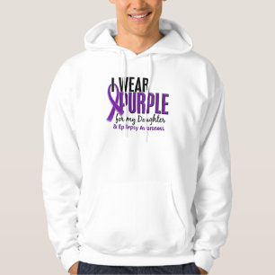 Sudadera Llevo la púrpura para mi epilepsia de la hija 10