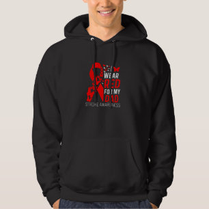 Sudadera Llevo Rojo Por La Supervivencia De Mi Papá En La C