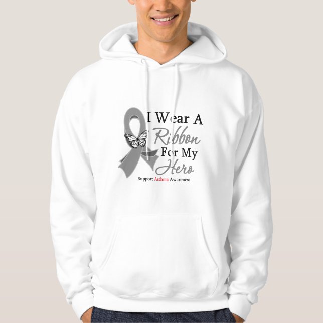 Sudadera Llevo un asma del HÉROE de la cinta (Anverso)