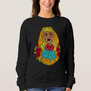 Sudadera Llorando Chica cardíaco goteando fragmento SB para