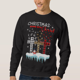 Sudadera Lloros de fe, Navidades comienzan con Cristo