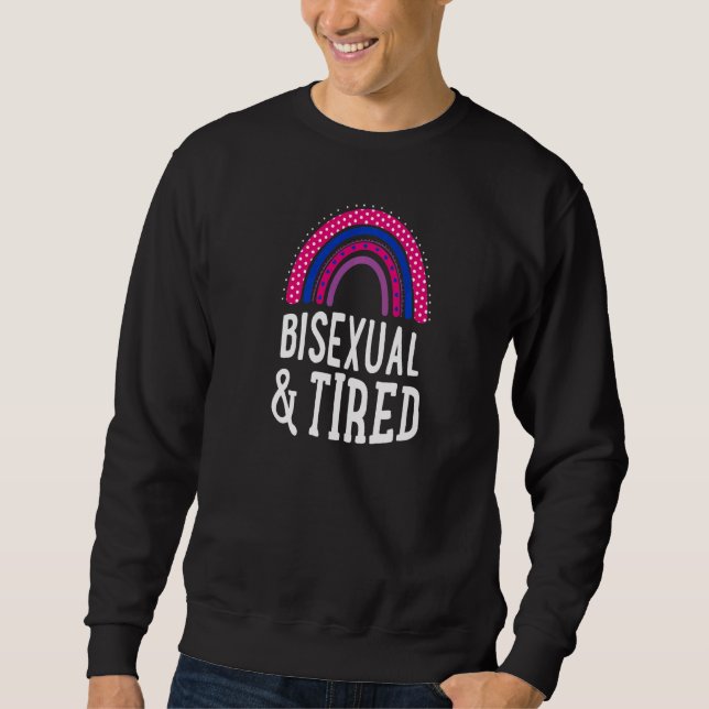 Sudadera Lluvia Bohemiana Bisexual Y Cansada Estilo Boho (Anverso)