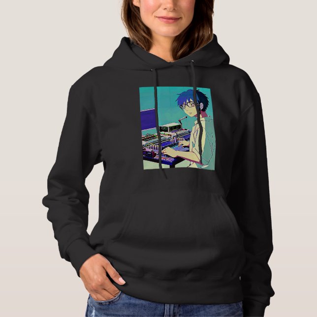 Sudadera Lo fi hip hop chillhop chill beats lofi aesthetics (Anverso)