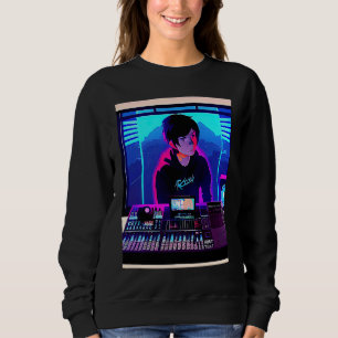 Sudadera Lo fi hip hop chillhop ritmos tranquilos estudio e