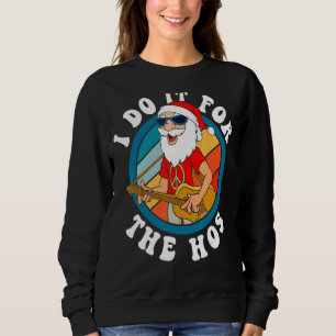Sudadera Lo Hago Por Los Hos Hippie Guitar Santa Navidades