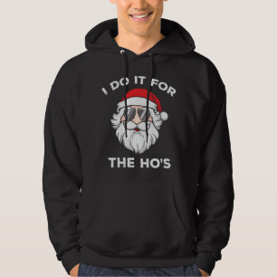 Sudadera Lo hago por los Navidades de Ho Santa Funny
