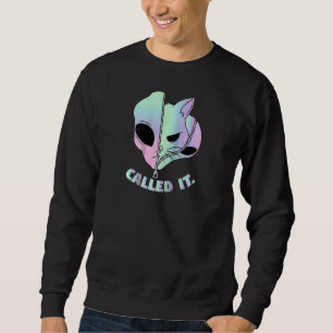 Sudadera Lo Llamó Un Gato Extraterrestre Conspiración Extra