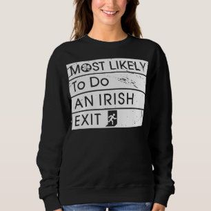 Sudadera Lo más divertido es hacer un shamro irlandés de sa