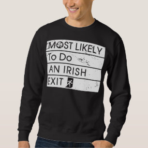 Sudadera Lo más divertido es hacer un shamro irlandés de sa